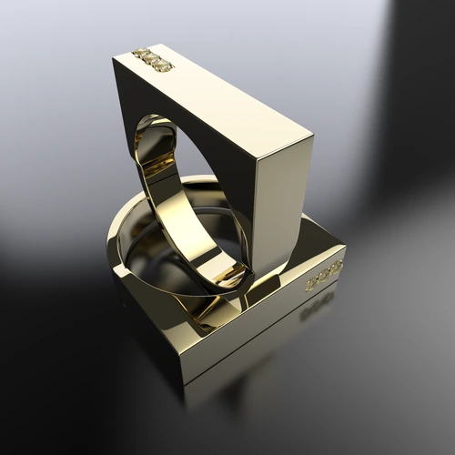 Two rings (design by Pavlina Pélyová)