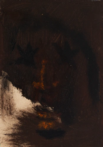 Imagined portrait of a breathing man