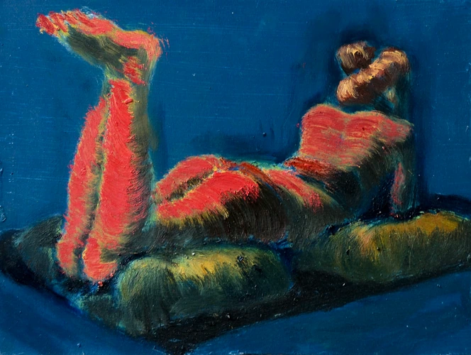 Lying woman