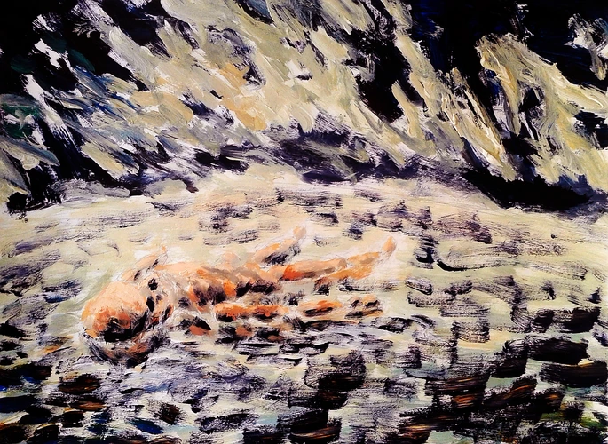 Man on snow