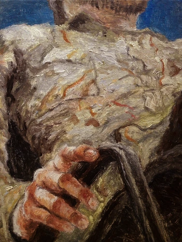 My hand in the studio