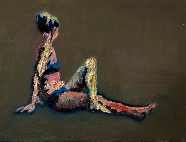 Seated girl