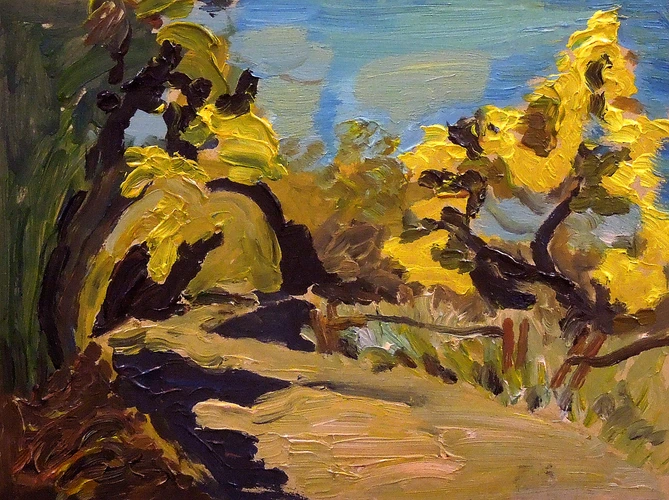 The road during fall