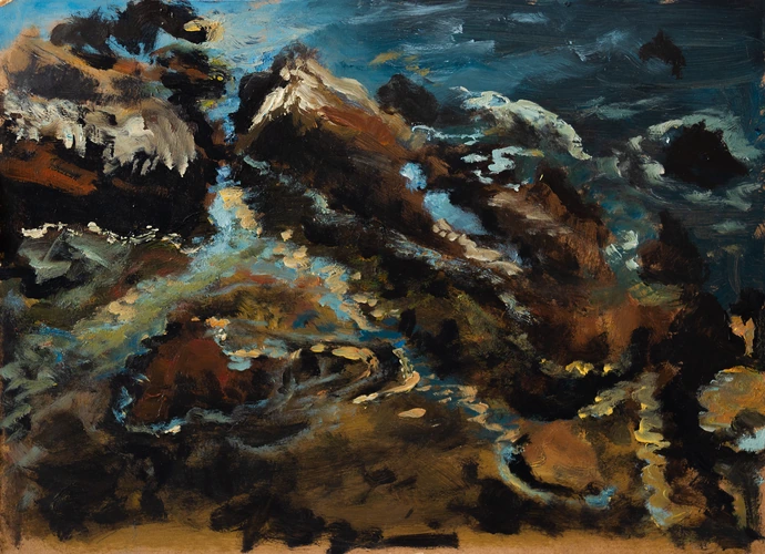 Detail of the sea on Murter
