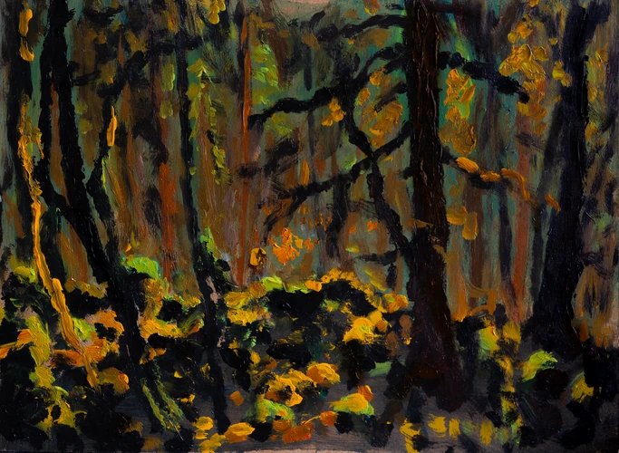 Inside forest near Alžbetka cottage in Kremnica