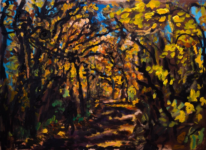 Jelenec sunny autumn road II