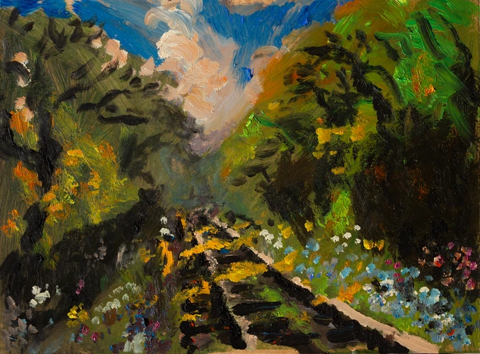 Summer railways at the Bujačia lúka in Kremnica
