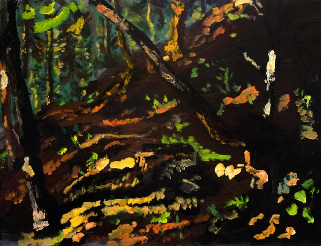 Sunset by the cave in Kremnica II