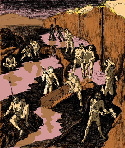 Celtic slavery gold mining