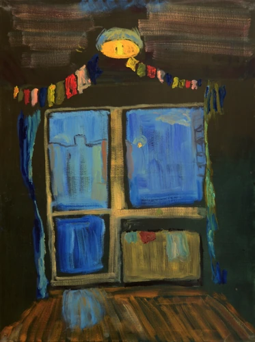 A room at the evening