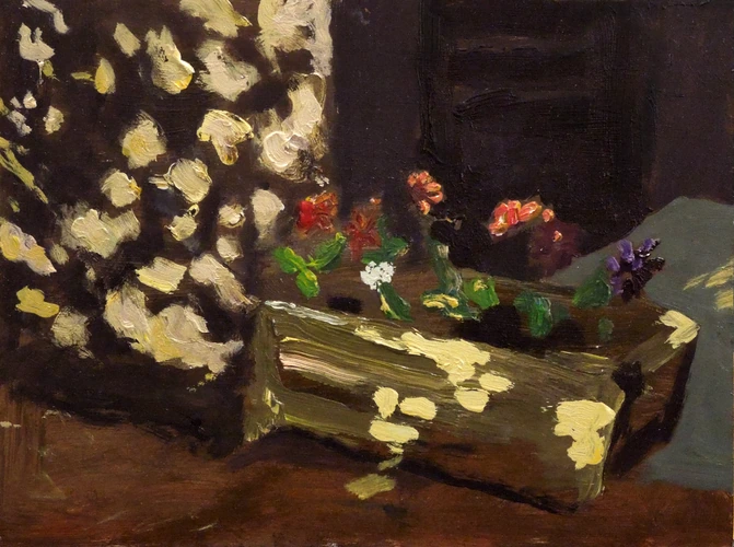 Ragged flowerpot in Kajňa