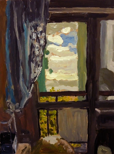 The balcony during fall